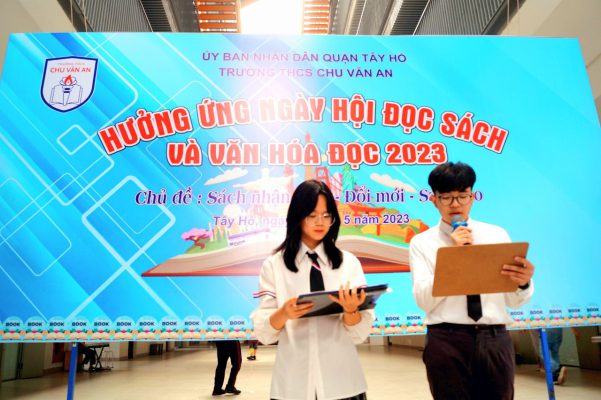 Rapido đồng hành cùng ngày hội đọc sách tại THCS Chu Văn An