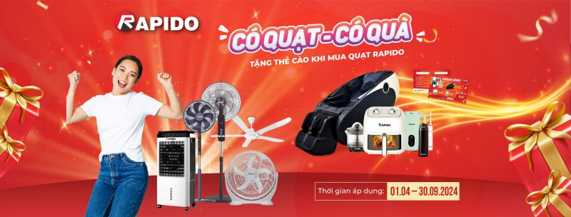 Chương trình khuyến mại "Có quạt có quà"