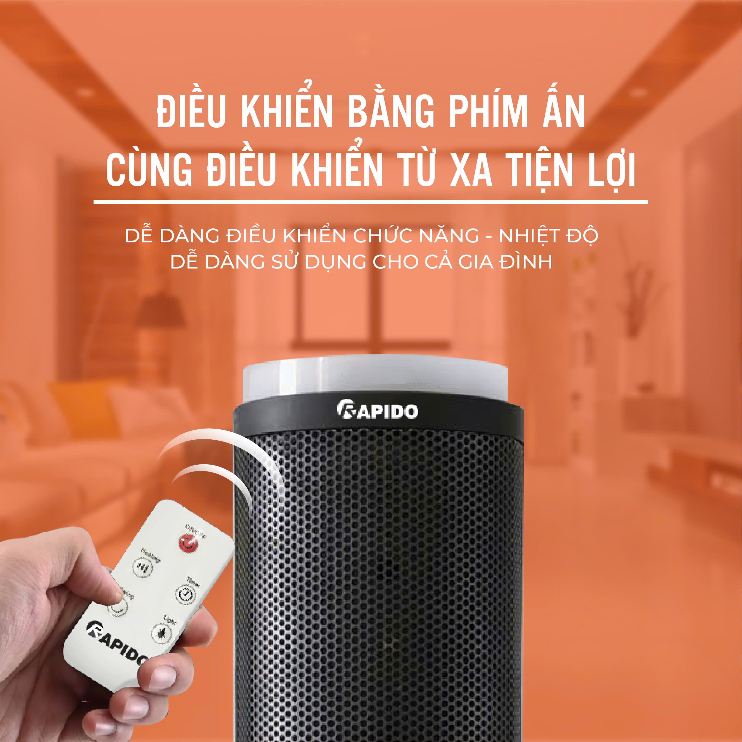 Sưởi gốm RCH - 2000SDB