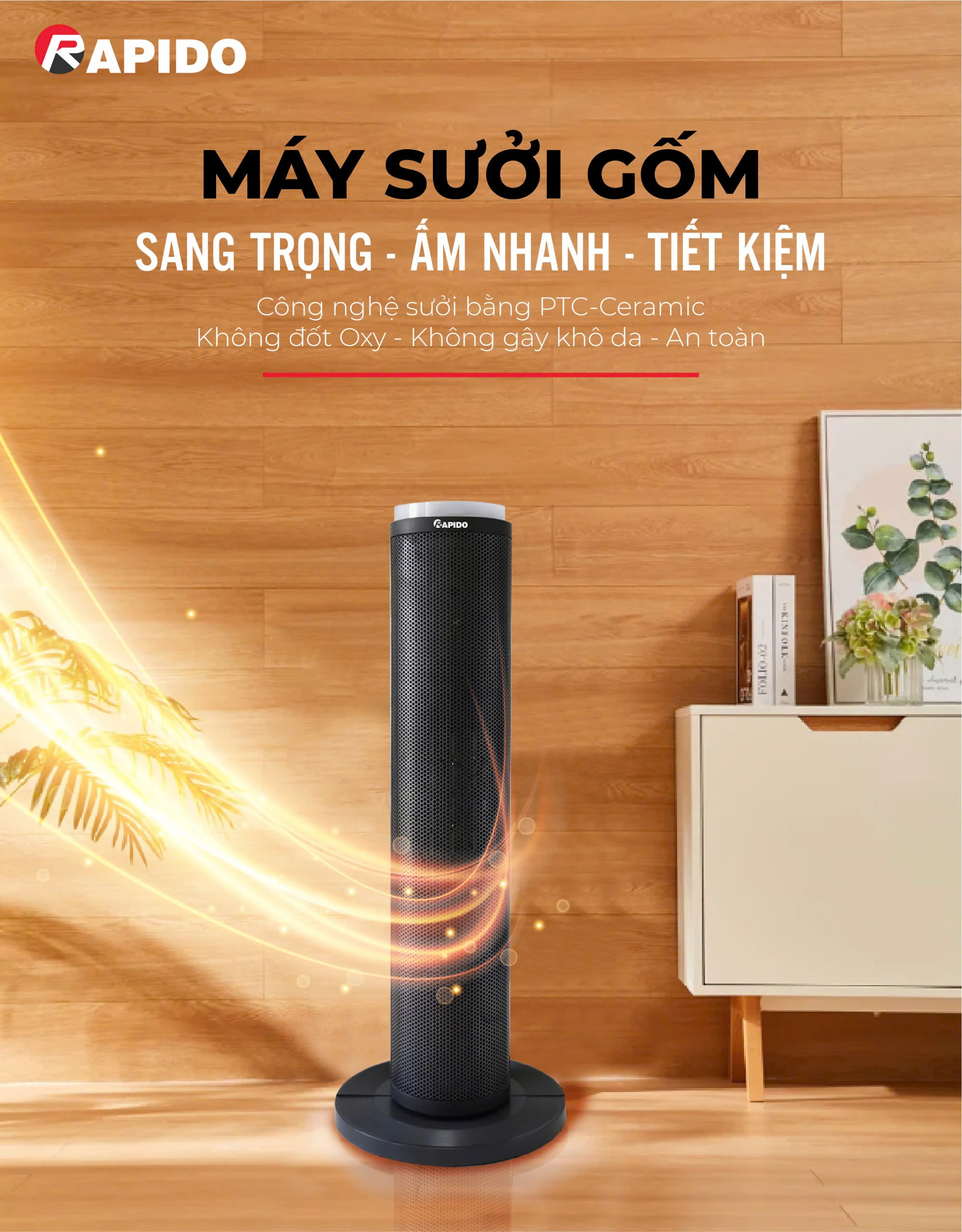 Sưởi gốm RCH - 2000SDB