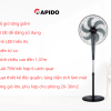 Quạt đứng Rapido RWF 50PBD 2 3 cap do gio tang giam Hen gio tat de dang su dung Man hinh LED hien thi Dieu khien tu xa Dieu chinh chieu cao den 139m Cong suat 75W ket hop 6 canh quat Luu luong gio lon 1
