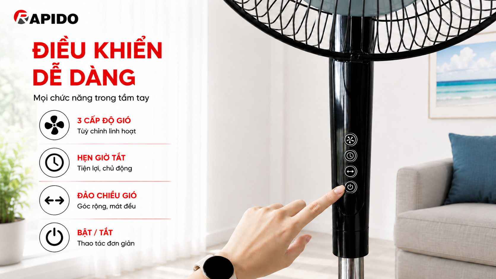 Quạt đứng Rapido RWF 50SBD 15 8e29907d 25e2 4e00 a131 9126b277731f