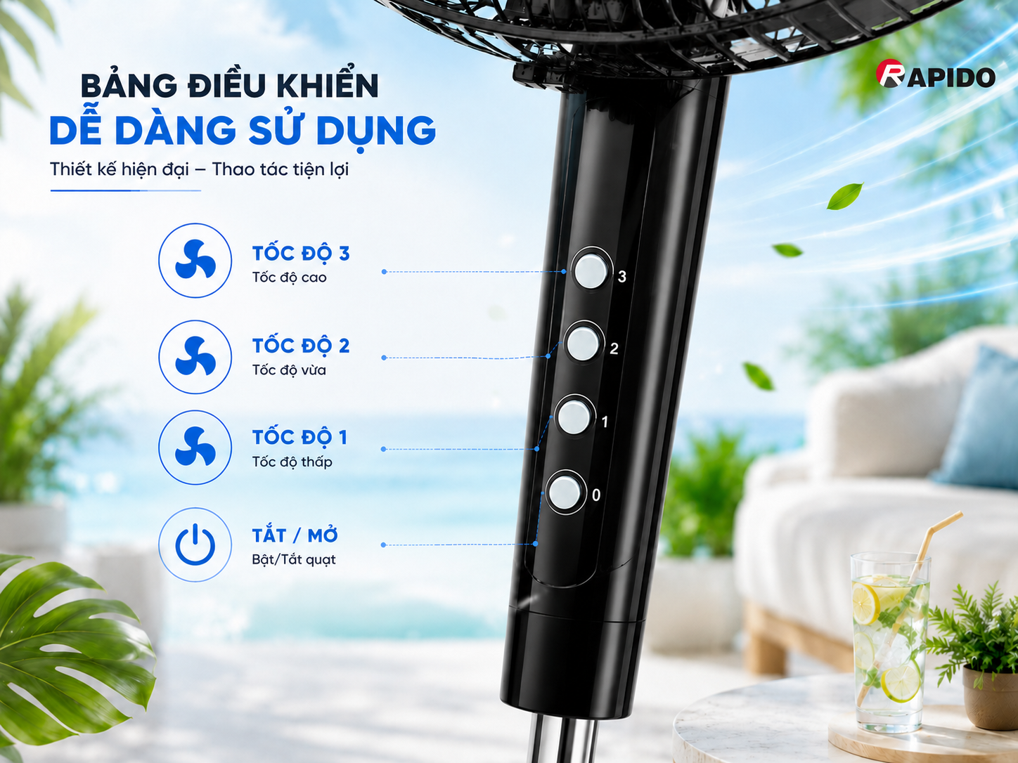 Quạt đứng Rapido RWF 50PBM 13 d78bdff3 89ab 4fe1 b968 599a18a1c266