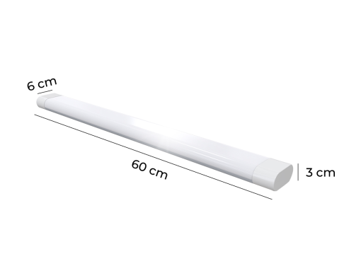 DEN LED THANH ONG OVAL 18W Model RLBO 18W kich thuoc1