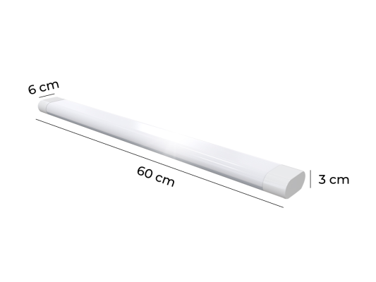 DEN LED THANH ONG OVAL 18W Model RLBO 18W kich thuoc1
