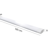 DEN LED THANH ONG OVAL 36W Model RLB0 36W kich thuoc1