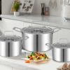 Bộ nồi inox 3 chiếc RK202224