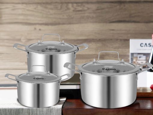 Bộ nồi inox 3 chiếc RK202224
