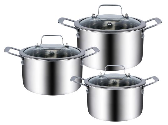 Bộ nồi inox 3 chiếc RK202224