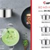 Bộ nồi inox 3 chiếc RK202224