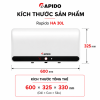 Bình nước nóng Rapido HA 30L (Ag+, hiển thị nhiệt độ) 2 HA 30l