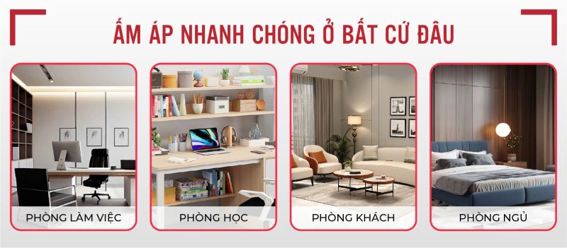 Máy sưởi gốm RCH2000-D2 9 Máy sưởi gốm RCH2000-D2