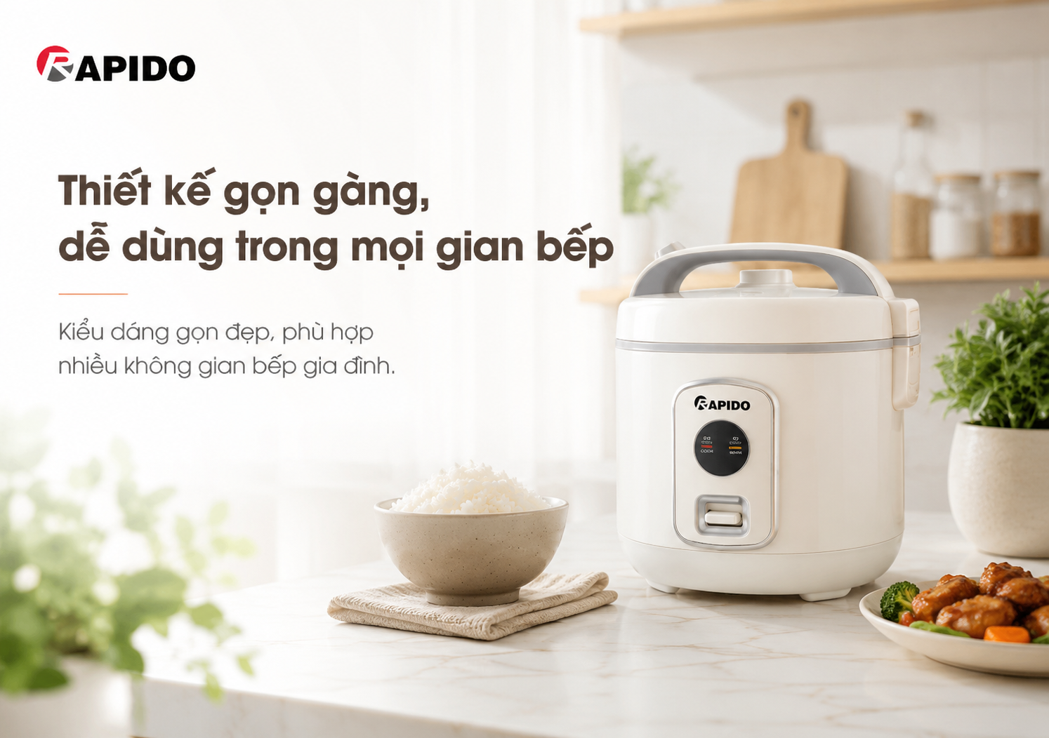 Nồi cơm điện lòng nhôm chống dính 1.8 lít Rapido RC - 1.8M2 10 917c5dbd 9c83 4ae1 be2d f18ee983c3a0