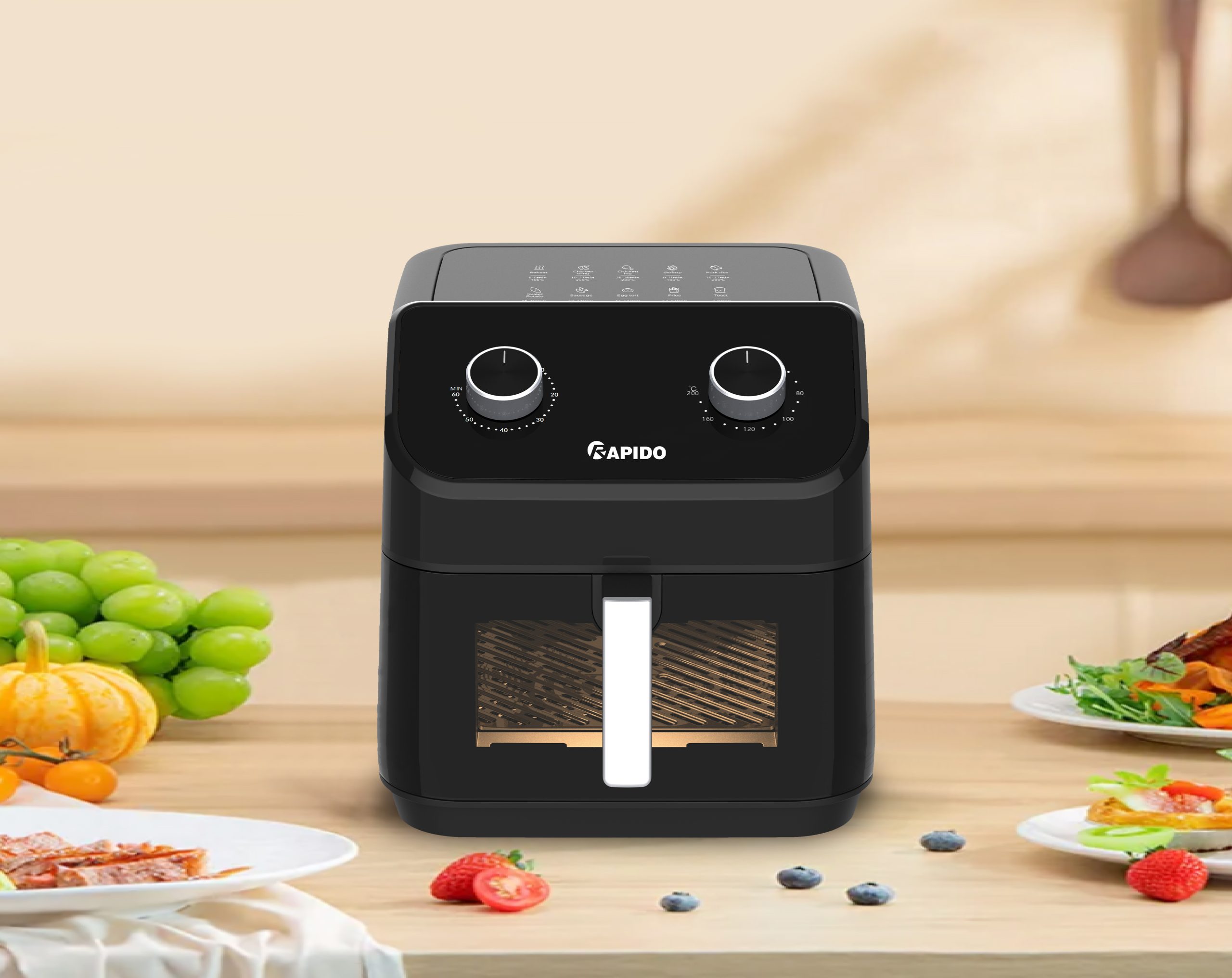 Nồi chiên không dầu Rapido RAF 12M2 Nồi chiên không dầu Rapido RAF 12M2