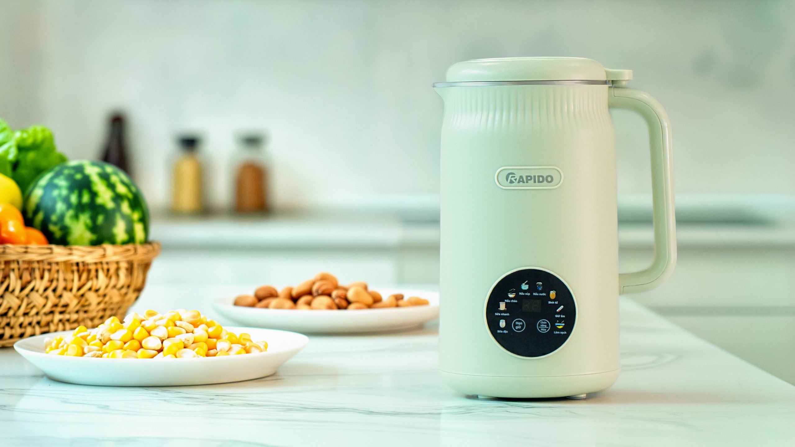 Máy làm sữa hạt đa năng Rapido RHB-800DC Máy làm sữa hạt đa năng Rapido RHB-800DC