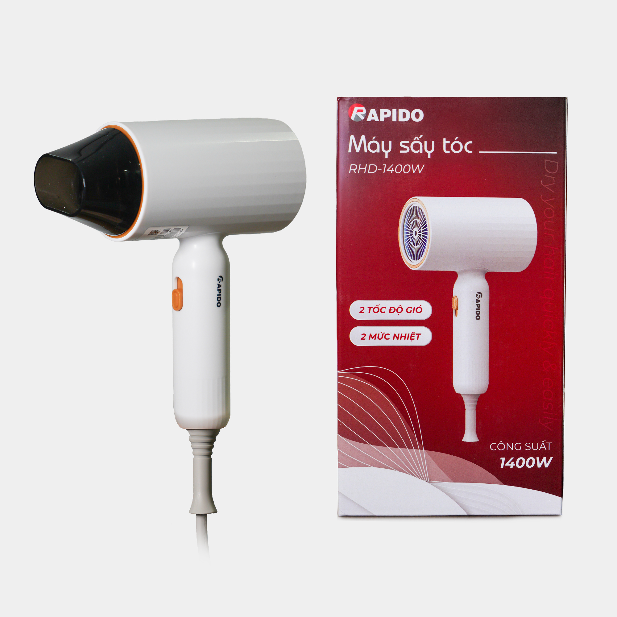 Máy sấy tóc RHD-1400W (4) Máy sấy tóc RHD-1400W