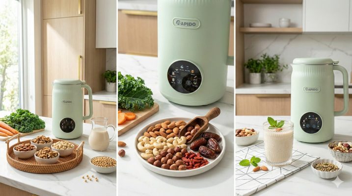 Máy làm sữa hạt đa năng Rapido RHB-800DC