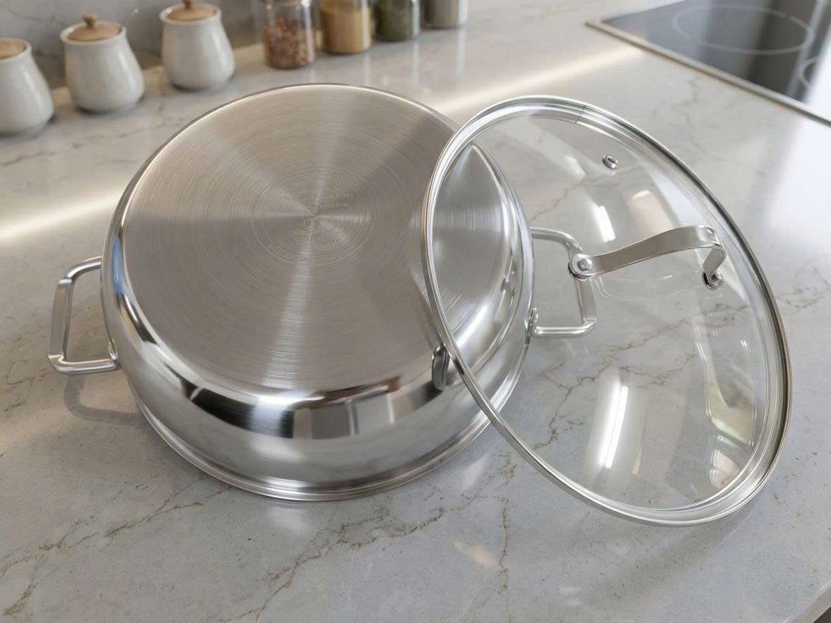 Nồi lẩu inox đa năng Rapido RK28-3S liền khối size 28 2 Nồi lẩu inox đa năng Rapido RK26-3S liền khối size 26cm