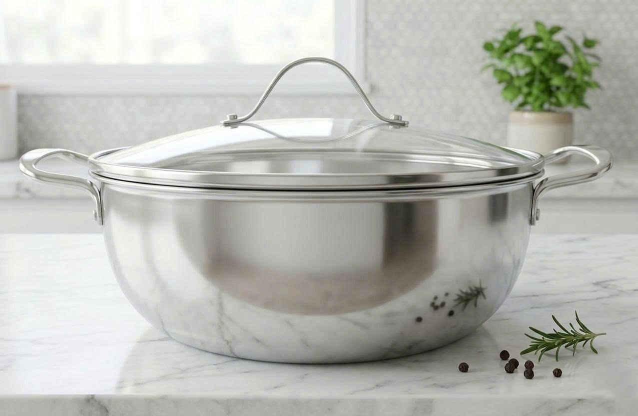 Nồi lẩu inox đa năng Rapido RK28-3S liền khối size 28 1 Nồi lẩu inox đa năng Rapido RK28-3S size 28cm