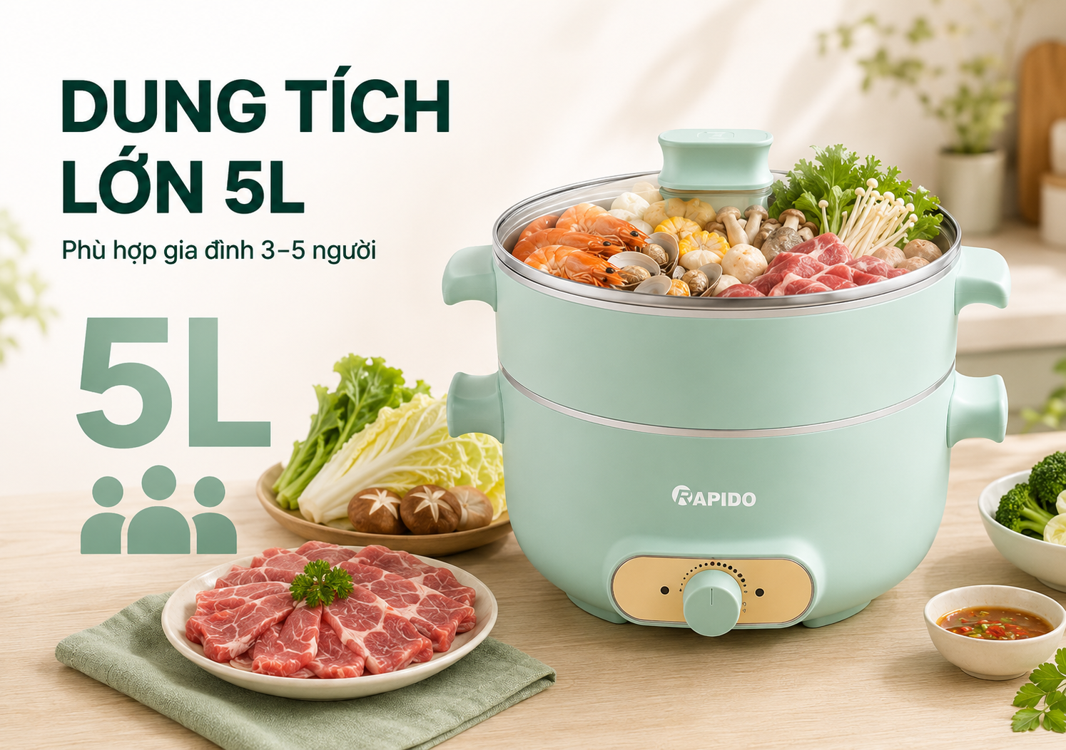 Nồi điện đa năng Rapido RHS-5.0MM-1 17 66f4fce8 0fee 4879 aade fdecac48b584