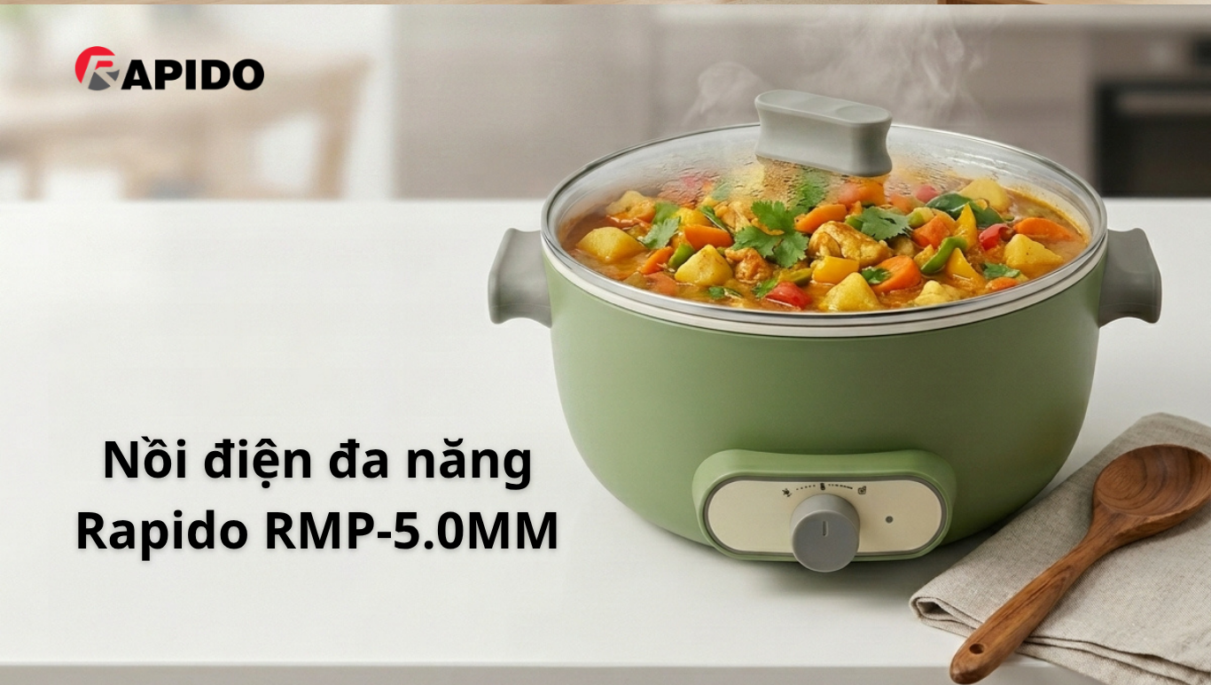 Nồi điện đa năng Rapido RMP-5.0MM