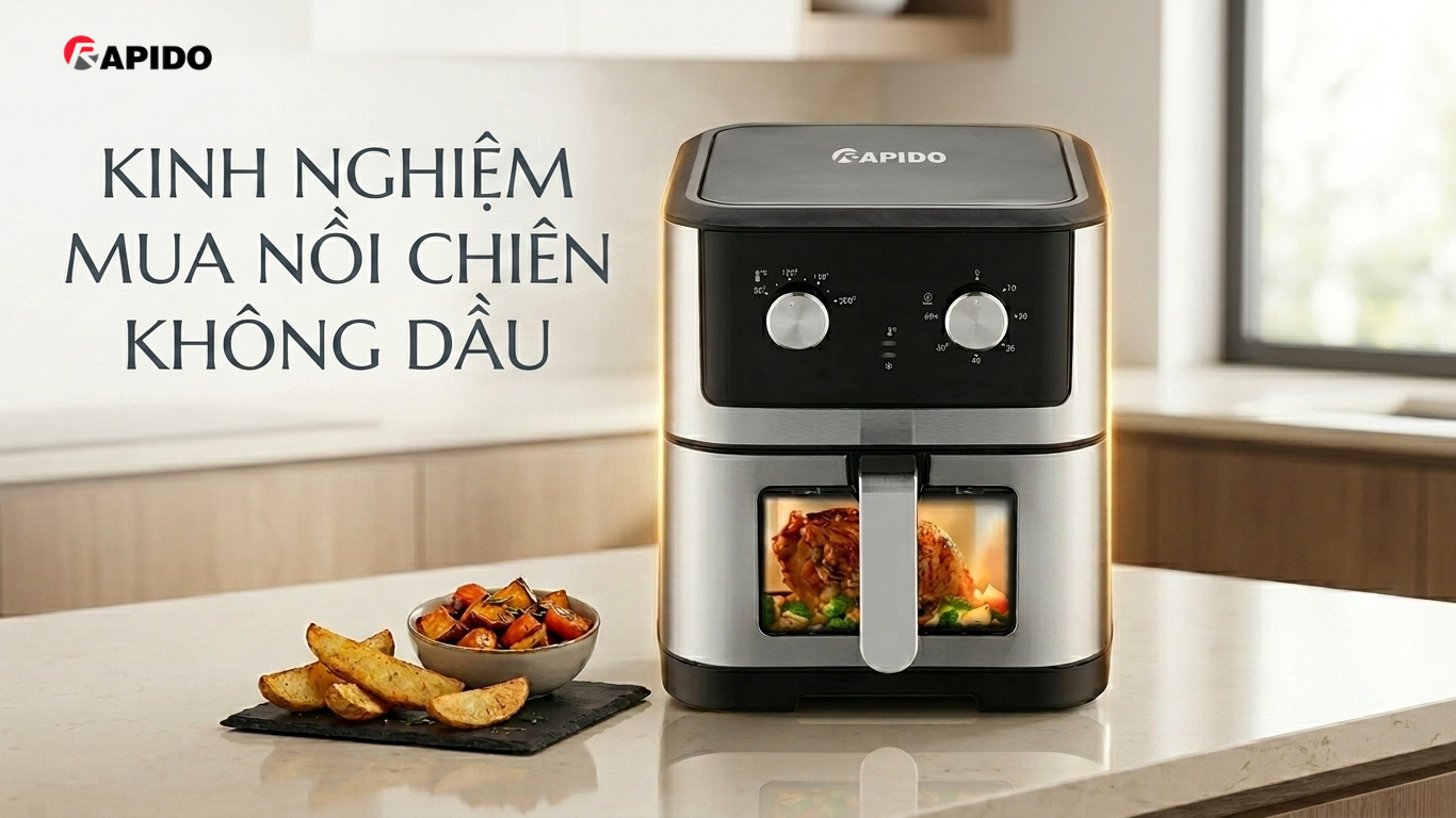 Các lưu ý khi mua nồi chiên không dầu