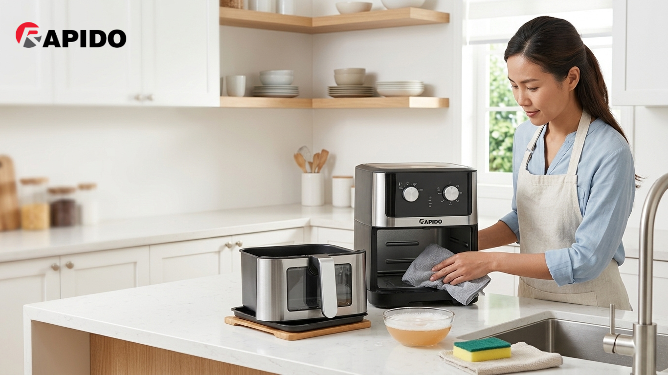 Nồi chiên không dầu có nướng được không? Lưu ý khi sử dụng nồi chiên không dầu