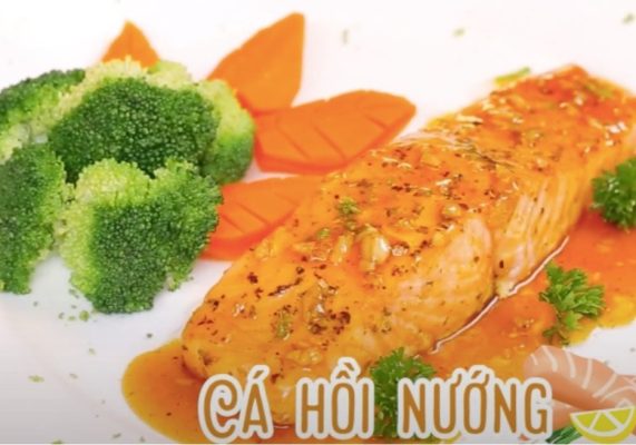 Cách làm cá hồi nướng giấy bạc bơ tỏi chanh bằng nồi chiên không dầu (Ngon Mềm) 6 cá hồi nướng nồi chiên không dầu Rapido giấy bạc sốt bơ tỏi chanh