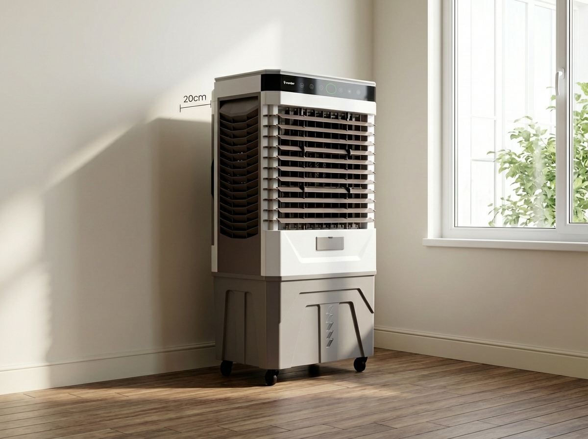 Quạt điều hòa Rapido 9000D có đáng mua không? Review chi tiết 5 Nên đặt quạt cách tường 20cm