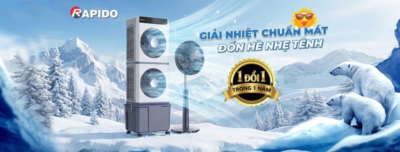 Quạt điều hòa Rapido