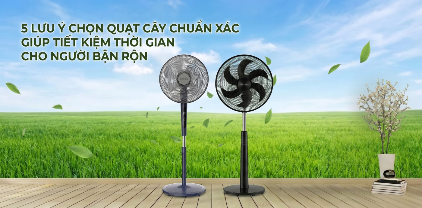 5 Lưu Ý Chọn Quạt Cây Chuẩn Xác
