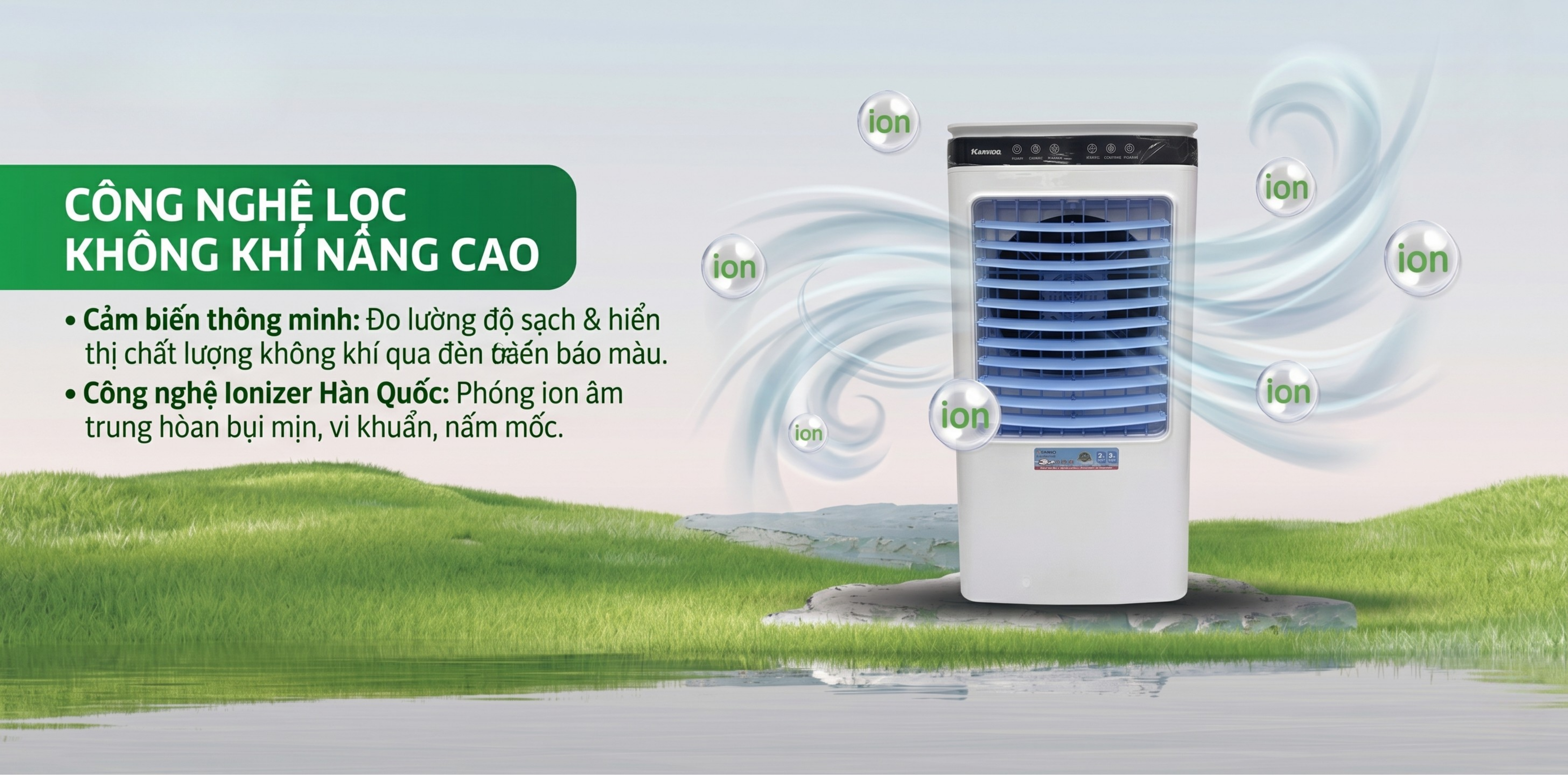 Quạt điều hòa Rapido Fresh-O 6000D
