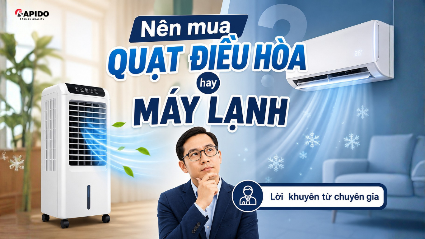 Nên mua quạt điều hòa hay máy lạnh