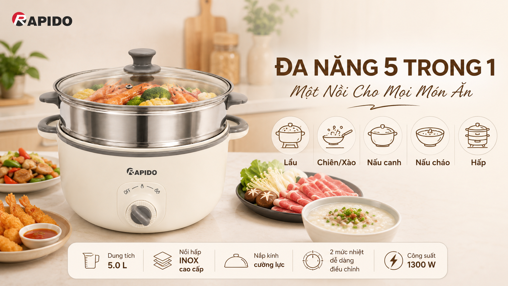 Nồi điện đa năng Rapido RFM50WSM-1 9 95b974f3 c550 423c 9fa9 fa037adefa48