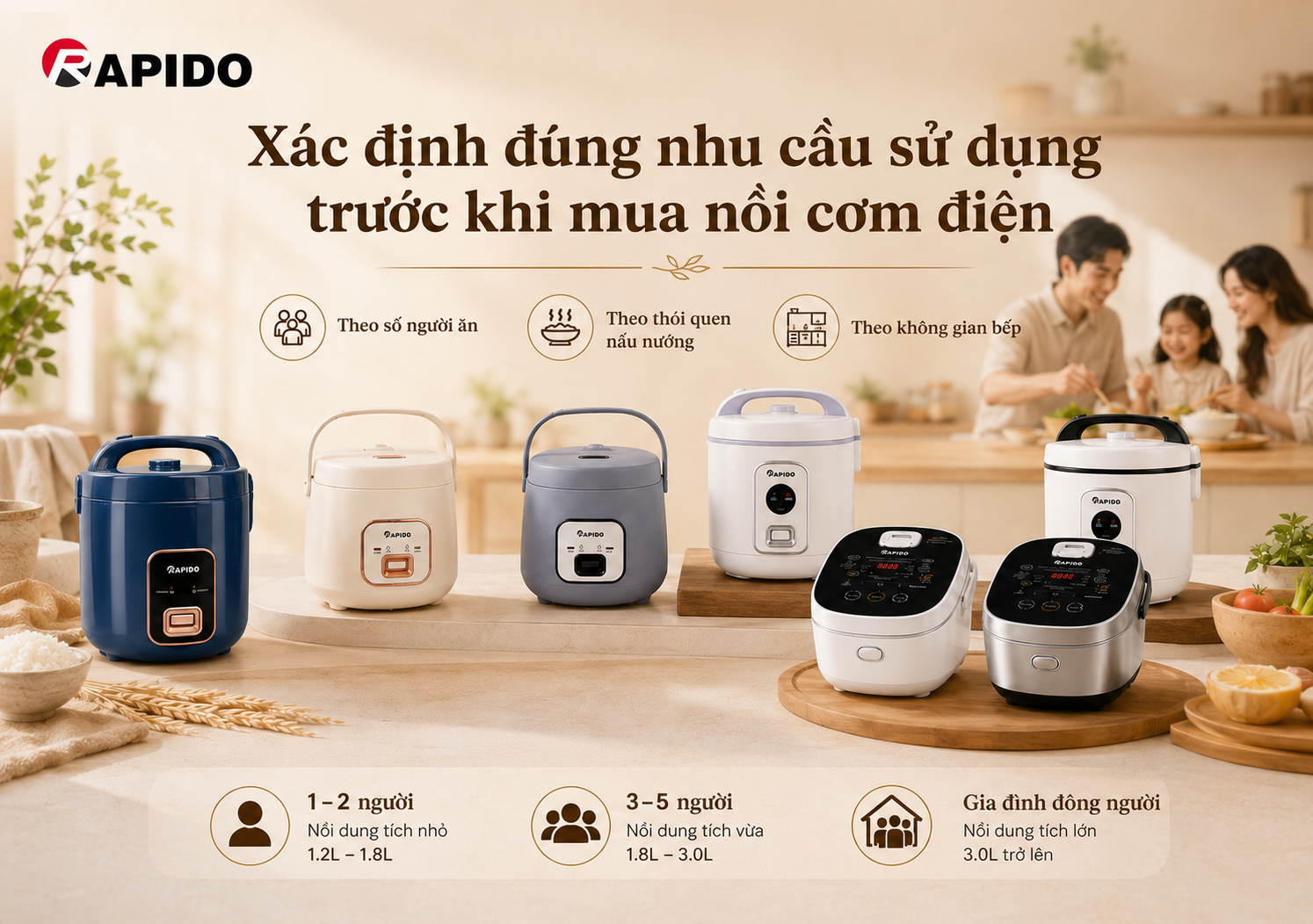 Kinh nghiệm chọn mua nồi cơm điện mới: Chọn đúng để bữa cơm ngon hơn mỗi ngày 2 Kinh nghiệm chọn mua nồi cơm điện mới