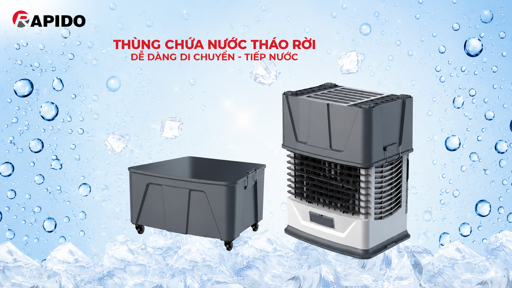 Quạt điều hòa Windy D từ Rapido