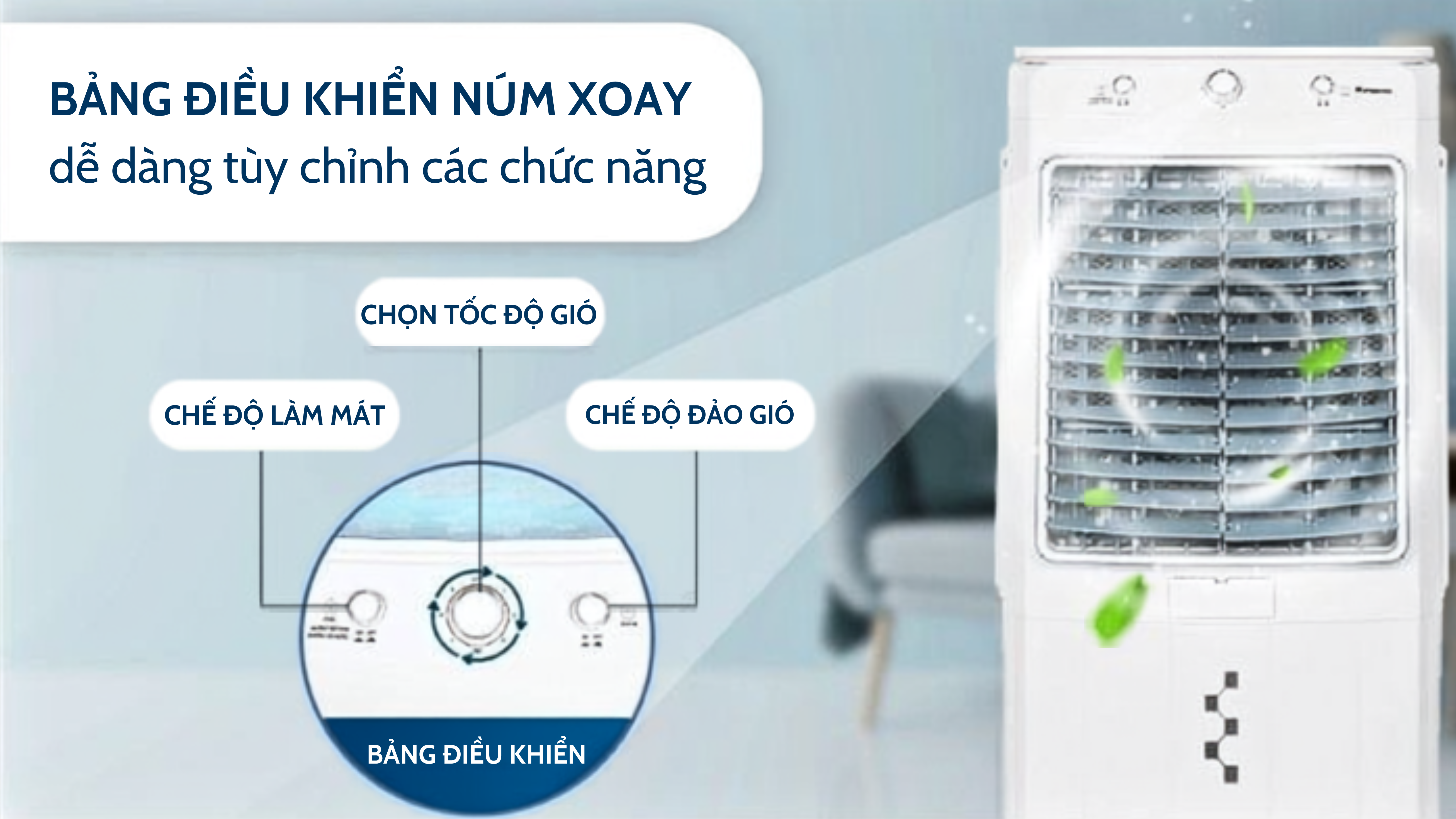 NÊN MUA QUẠT ĐIỀU HÒA HÃNG NÀO? TOP 5 HÃNG QUẠT ĐIỀU HÒA CHẤT LƯỢNG TỐT, ĐÁNG MUA NHẤT 5 Quạt điều hòa Kangaroo – Tiện dụng, linh hoạt và thông minh